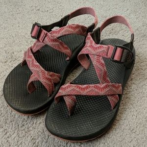 Chacos Pink/Orange/Brown Size W9